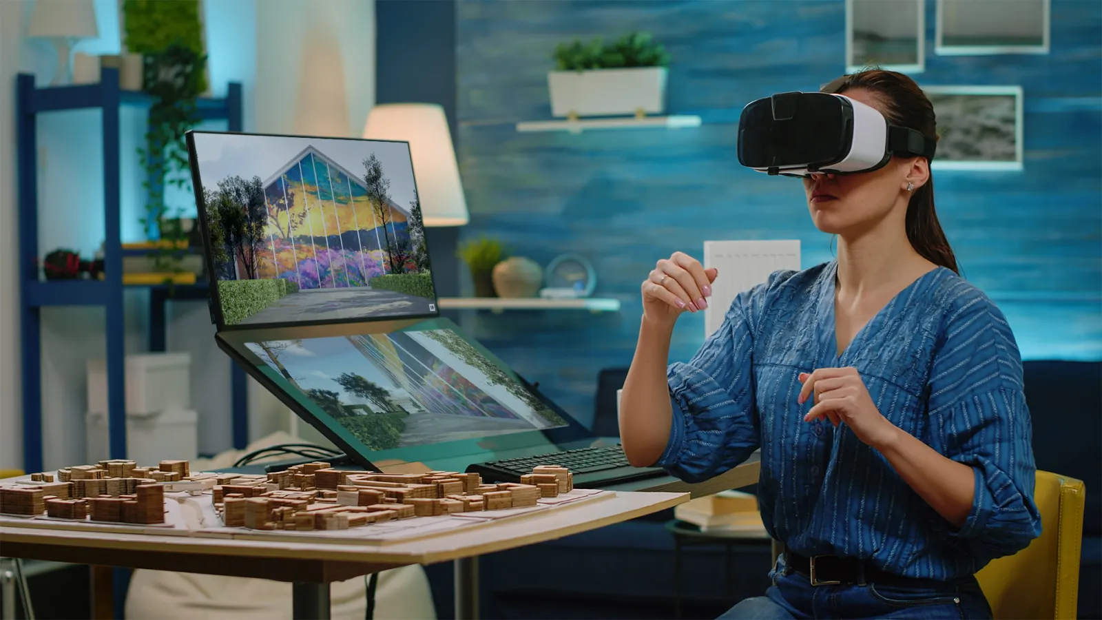 Architectural visualisation in virtual reality
